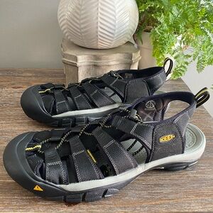 Keen Newport H2 Waterproof Hiking Kayaking Outdoor Sandals Shoes Mens 13 Black